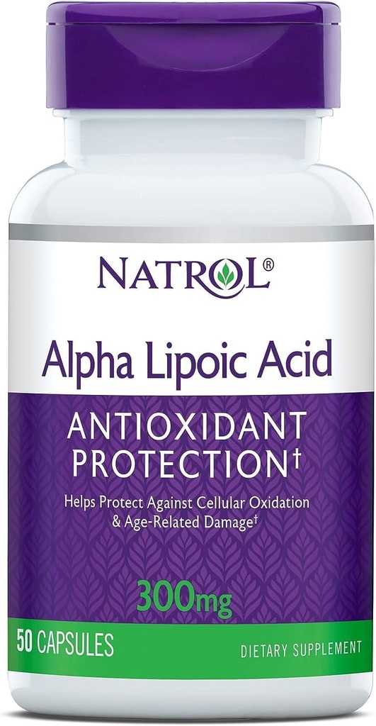 Natrol Alpha Lipoic Acid 300 Miligram - 50 Caps (Paket 3)
