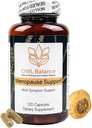 Dukungan Menopause bagi Perempuan - Menopause + Perimenopause Relief untuk Hot Flashes, Low Energy, Hormone Dukungan - 120 Herbal Kapsul