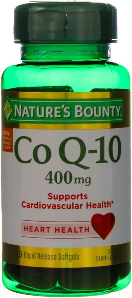 Nature 's Bounty Cardio Q10, Co-10 400 mg Softgels 39 ea (Paket 2)