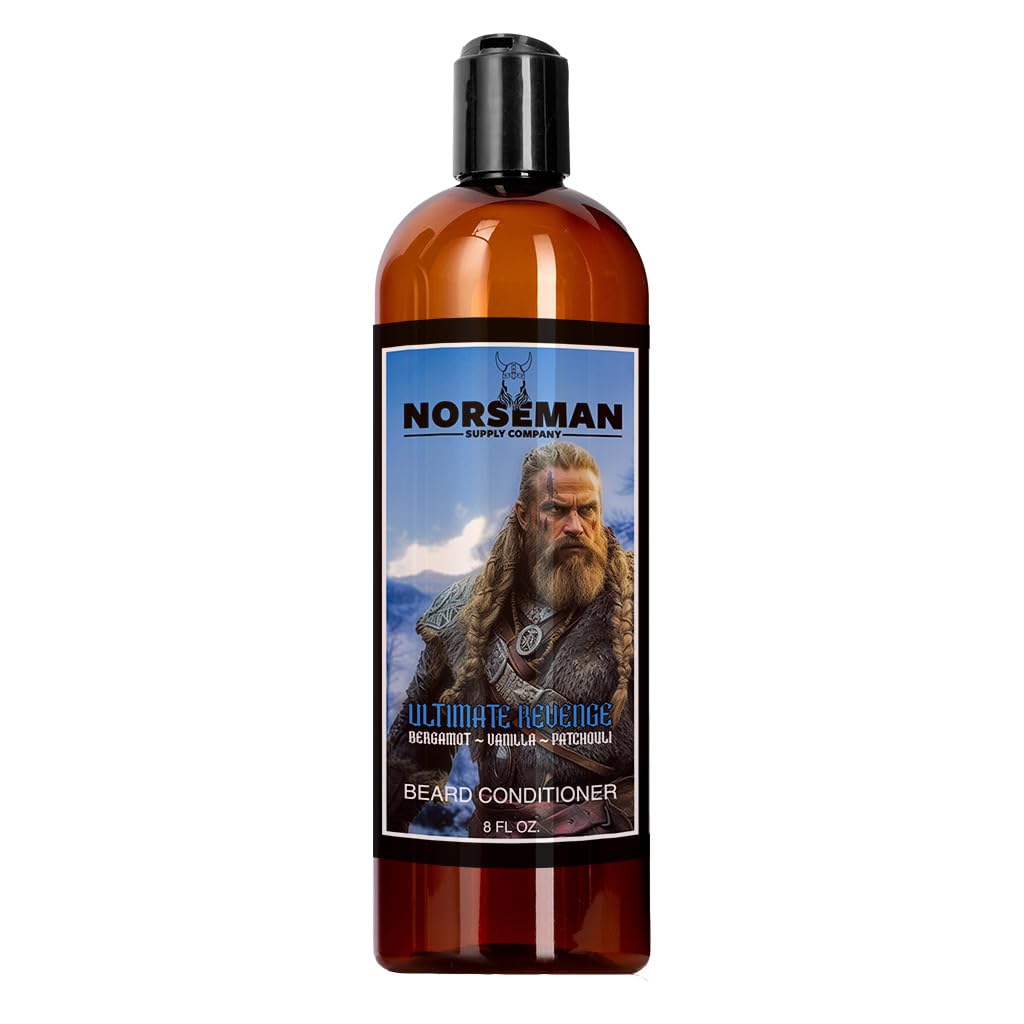 Kondisioner Jenggot untuk Pria untuk Kekuatan Impreve, Kelemah, dan Manageabilitas untuk tebal, Penuh, dan Curly Facial Rambut, Membantu Menyelamatkan Kering Itchy Skin 8 oz. (Ultimate Revenge)