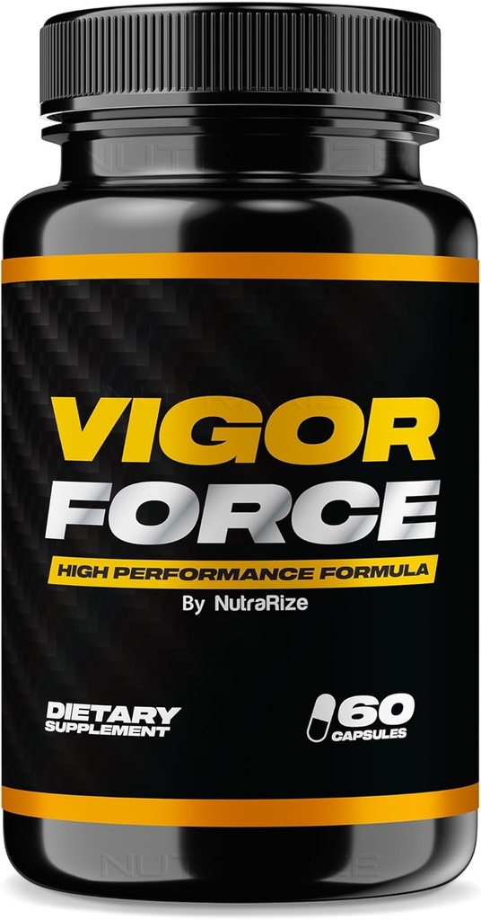 Pasukan NutraRize Vigor untuk Pria, Katup Pria Performance Tinggi, Semua Suplemen Dieter Natural Untuk Kesehatan dan Wellness, Pil Resmi 50 Review (60 Capsules)