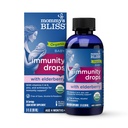 Baby Elderberry Drops Bliss Mommy 's Bliss Organic Baby Elderberry, Dukungan Imuniune dengan Vitamin, Prestice, Zinc & Organic Echinacea, Umur 4 Bulan +, 3 Fl Oz (36 Servings)