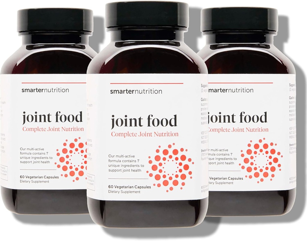 Smarter Nutrition Gabungan Food - Nascushing Dukungan untuk Gabungan Gabungan, Lubrikasi, Mobilitas dengan Collagen Tipe II, Lipase, MSM, Vitamin C, Turmeric, Bromelain