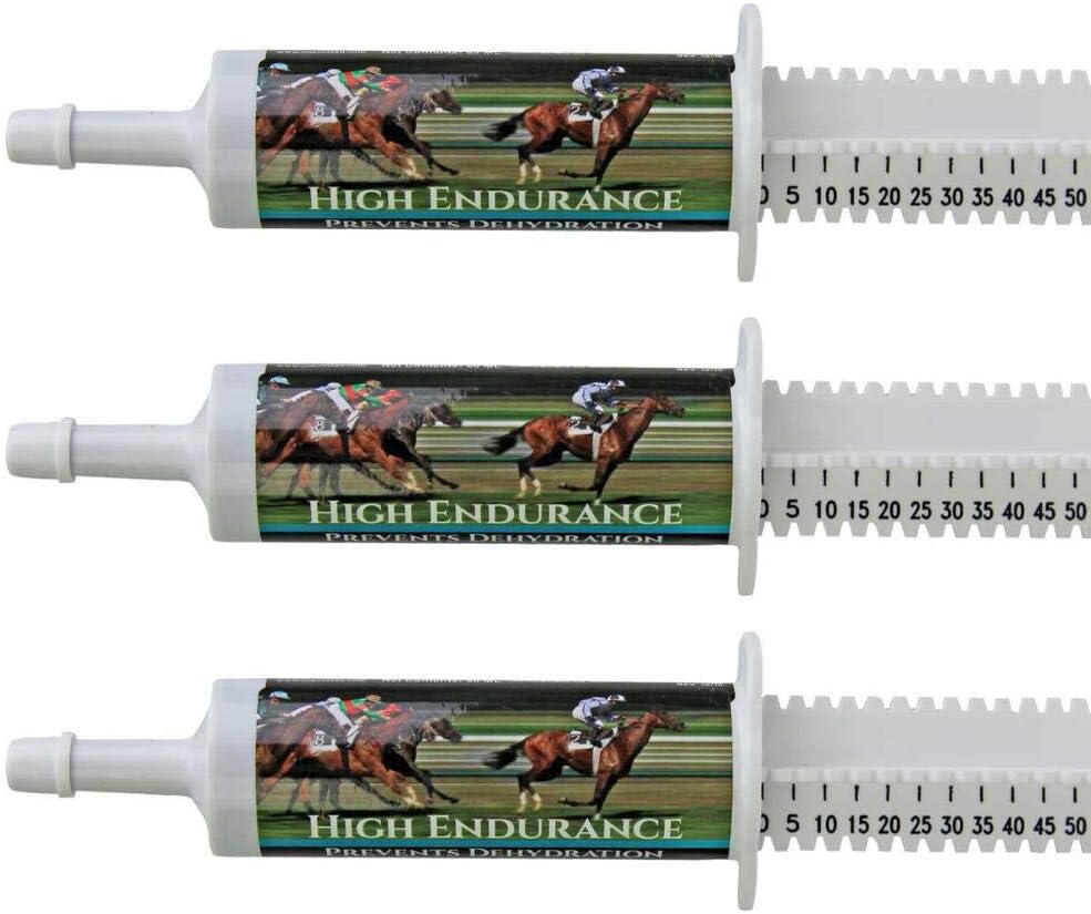 High Endurance Oral Paste Horse Suplemen untuk Kuda - 3-Pack. Electrolytes, Vitamin dan Minements untuk membantu mencegah dehidrasi. Tiga 60 pagi Easy- Dose Syringes. Cox Veterinary Lab.