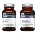 Kualitas Hidup Kinoko Platinum AHCC 750 mg dan Oligonol Lychee Extract - untuk Dukungan Imune, Penuaan Sehat
