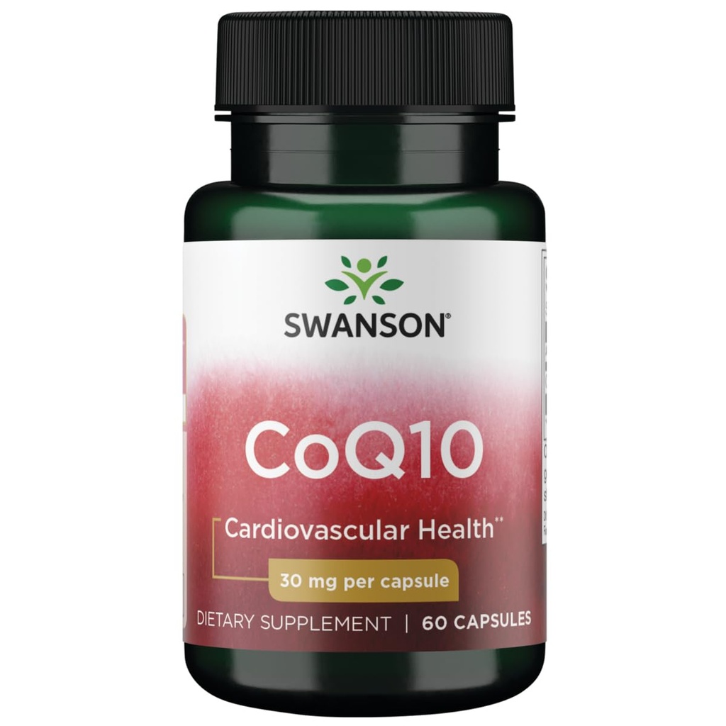 Swanson Coq10 30 Miligram 60 Capsules