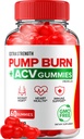 Pump Burn Keto ACV Gummies - Keto Pompa Burn Gummies, Pompa Bakar Keto + ACV Gummies untuk Wight Management B12 Bakar Pompa Tingkat Lanjut 100mg Formula 1 Pack - 60 Gummies)