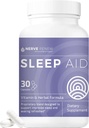 NERVE RENEW Sleep Aid - Dietary Supplement for Better Sleep - 30 Capsules - Works Fast