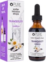 Inventions Tranquility Murni - Supports Relaxation - Vanilla dan Chamomile - Air Infusion Drops - No Sugar, Calories, or Artificial Sweeteners - 60 Servis - 2oz