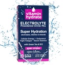 Vitamin Hydrate Electrolite Powtroyte Mix, Super Hidration, Boost Stamina & Fights Fatigue, Bursting with Electrolite, Vitamin & Minemins, 0 Sugar, Berry Splash, 10 Stick Packs