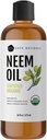 Kate Neem Oil untuk Semprot Tanaman. 100% Penindasan Dingin Murni Fokus dengan Azadirachtin (16oz, Aman untuk Pets, Anjing)
