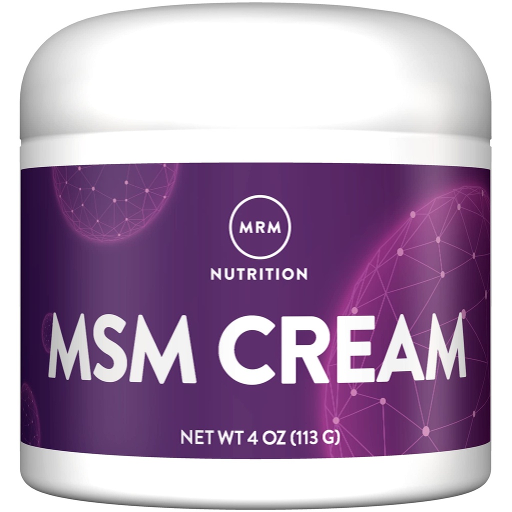 MRM MSM Cream dengan Vitamin A & D -- 4 Oz.