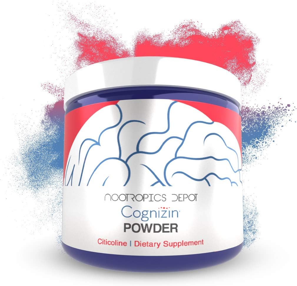 Depot Nootropics Cognizin Powder Magnicoline 124; 60 Grams 124; Chooline Suplemen Kesehatan Otak: 124; Pasokan Memori dan Kognitive Fungsi 124;