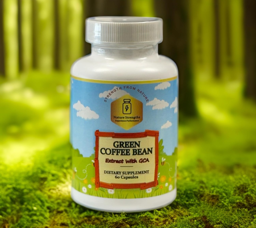 Premium Green Coffee Bean Extract dengan 50% GCA - 800mg per Serving, Natural Antioksidant Dukungan - 60 Veggie Capsules - Dibuat di FDA Terdaftar Fasilitas, USA