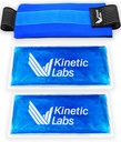 Bisa digunakan kembali Ice Pack Lipatan oleh Kinetic Labs - Gel Ice Pack Bold - Ice Packs for Injuries Reusable (Large with Extra Gel Pack)