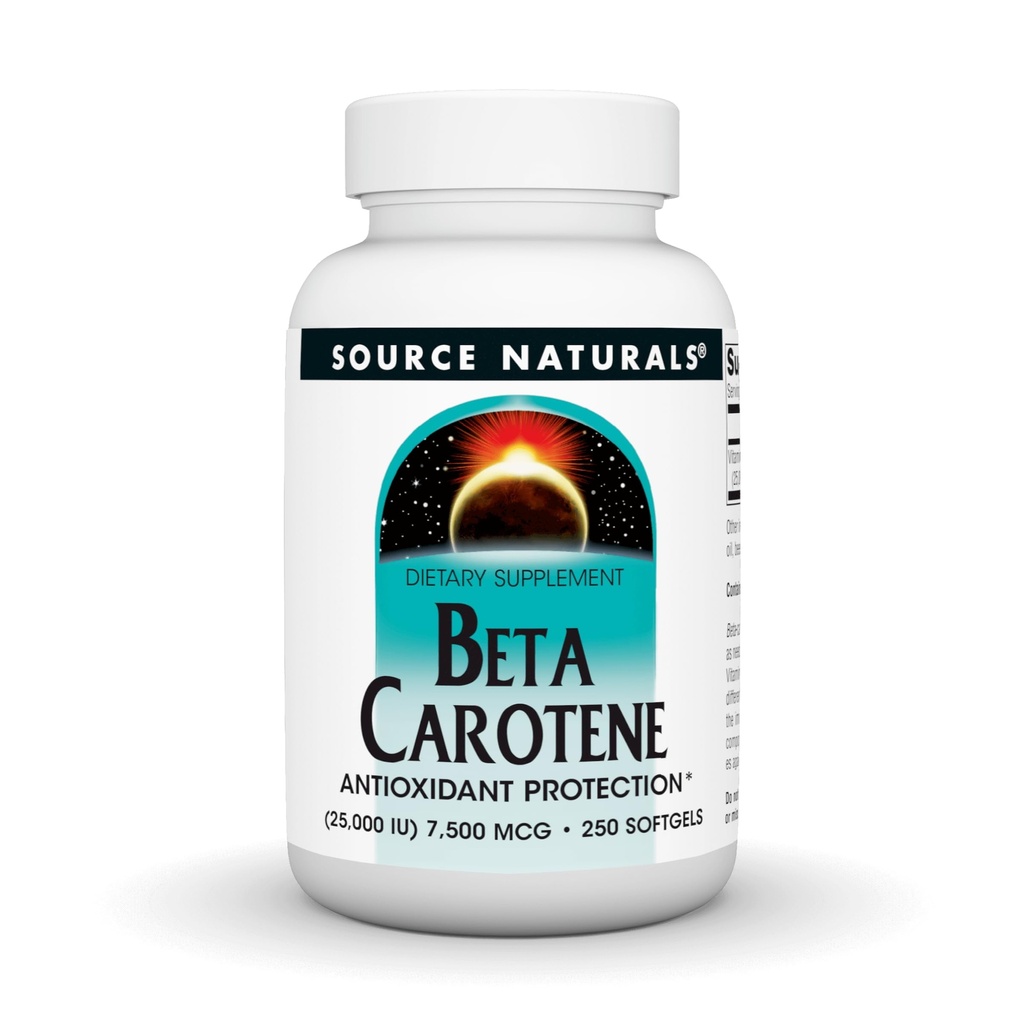 Sumber Beta Carotene 25000 iu Antioksidant Protection - dialihkan oleh Tubuh ke Vitamin A - 250 Softgeels