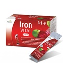 Hübner Iron Vital Liquid Iron Suply Plus Vitamin C, Dietary Suplemen untuk Orang dewasa dan Anak, Vegan dan Gluten- Bebas, Fruit Flavor, Kotak 20 Paket, 10 ml Masing-masing