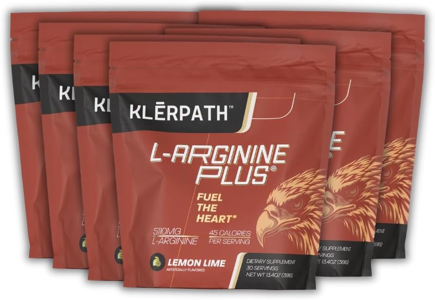 Lemon Lime 6 Pack - Tekanan darah, Formula Kolesterol, Jantung Suplemen Kesehatan, 13.4 OZ (380g)
