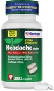 GenCare - Relief Sakit Kepala Acetaminopenhen dengan Aspirin (NSAID) & Caffeine (300 Caplets) Nilai Pack Alag 124; Kepala Pain, Muscle Aches, Back Pain & Body 124; Generik ExcedrEn Extra Kekuatan
