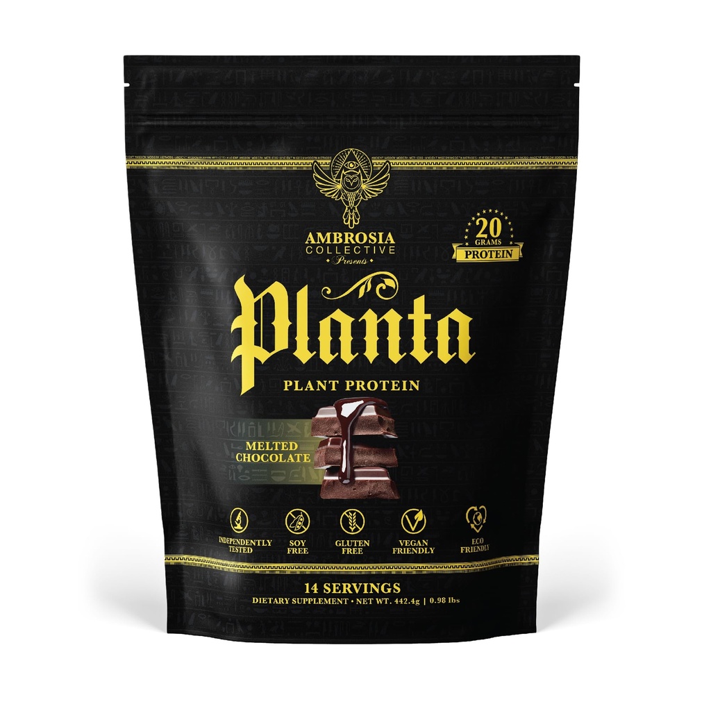 Ambrosia Planta - Premium Plant - berbasis Protein 124; Vegan & Keto Friendly 124; Gourmet Flavors tanpa Bloating atau stomach Upset 124; Tidak ditambahkan Sugar 124; 14 Servings