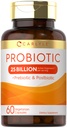 Carlyle Probiotic with Prestallion & Post4; 25 Milyar CFU 124; 60 Capsules 124; Suplemen Perempuan & Men 124; Powder Pil 124; Vegetarian, Non- GMO & Gluten Bebas