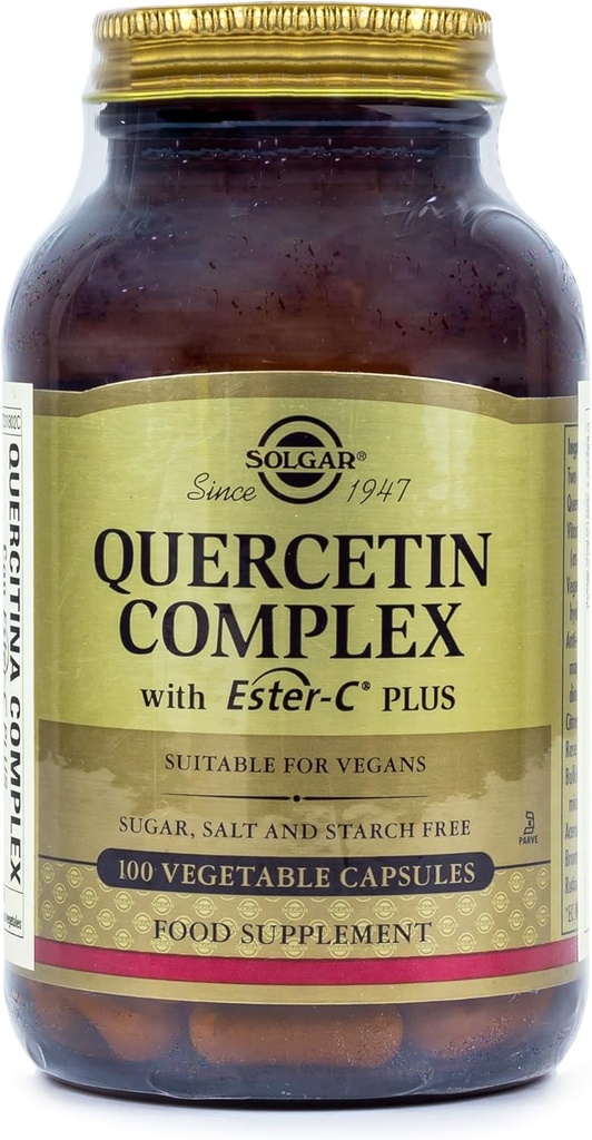 Solgar, Quercitin Complex dengan Ester C, 50 Cacah