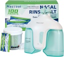 Electric Nasal Irrigation System with 150 Salt Packets, 2 Modes Nose Cleaner with Self