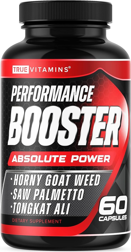 Tambahan Testosteron Booster untuk Men - Performance Test Boost - Male Enhancing Enhancement Pills - Enhance Energy, Endurance, Stamina, Kekuatan, Drive & Muscle Growth