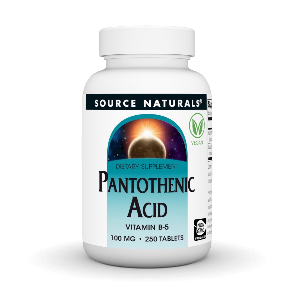 Sumber Pantothenic Acid 100 mg Vitamin B-5 Tambahan Dieter - 250 Tablet