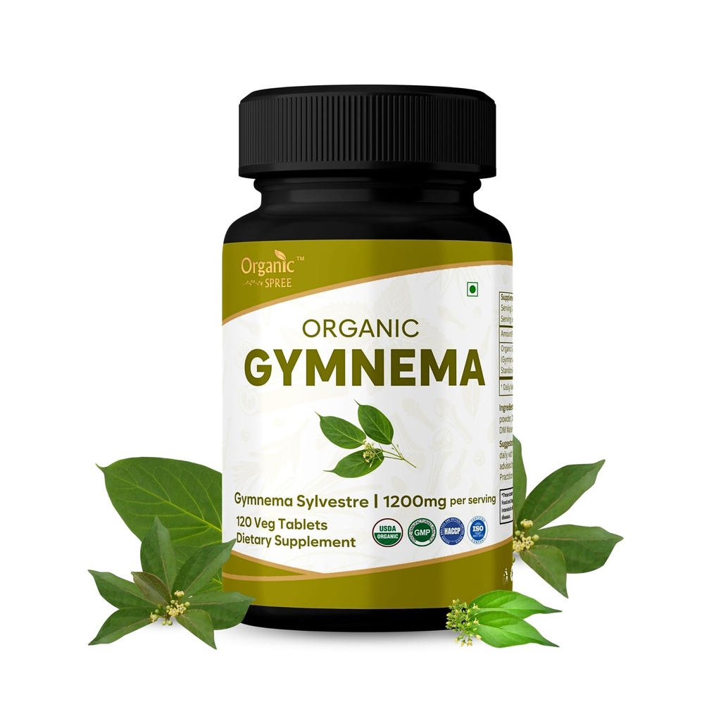 Gymnema 120 Tablet - USDA Organik Gymnema Sylvestre Suplemen