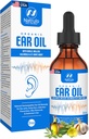 Minyak Telinga Organik untuk Infeksi Telinga - Eardrops Natural untuk Pencegahan Earache, Ear Perenang & Wax Removal - Anak-anak, Dewasa, Bayi, & Dog Earache Remedy - dengan Mullein, Garlic, Calendula Made di Amerika Serikat (2 Oz)