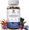 Gumi Minyak Benih Hitam, Minyak Benih Hitam, Es Laut, Ashwagandha, Elderberry, Turmeric, Vitamin C, D, zinc, Beet Root Powder, Dukung Sistem Imune, Kesehatan Kardiovaskular, Rambut Radiant & Skin