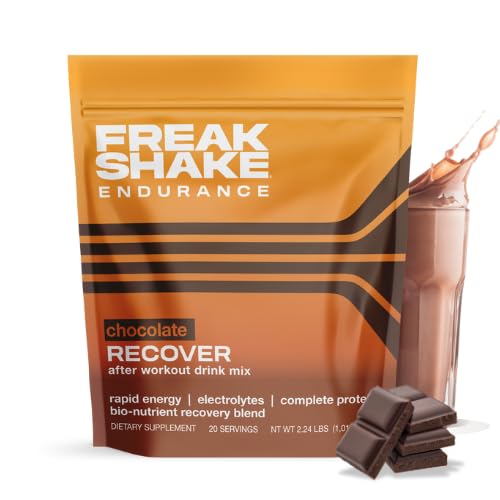 Freak Shake Endurance Rapid Cokelat Minum Mix 20 Serving Pouch - Carbohydrates, Electrolytes & Complete Protein