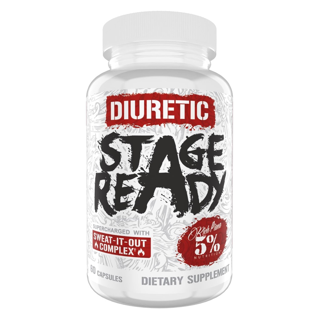 5% Nutres Tahap Siap Diuretic 124; Ekstra Persaingan Kekuatan Diuretik 124; Pengangkatan Cepat Pemotongan Berat Berat, Retensi Air & Bloat Relief 124; Natural Formula w / Dandelion Root, Shavegrass, Uva Ursi (60 Pil)
