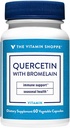 The Vitamin Shoppe Quercetin dengan Bromelain - 250mg Antioksidant (60 Capsules)
