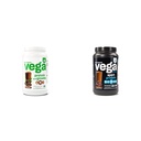 Vega Protein dan Hijau Powder Protein, Chocolate - 20g Tanaman Based Protein Plus & Premium Sport Chocolate Powder, Vegan, Non GMO, Gluten Free Plant Based