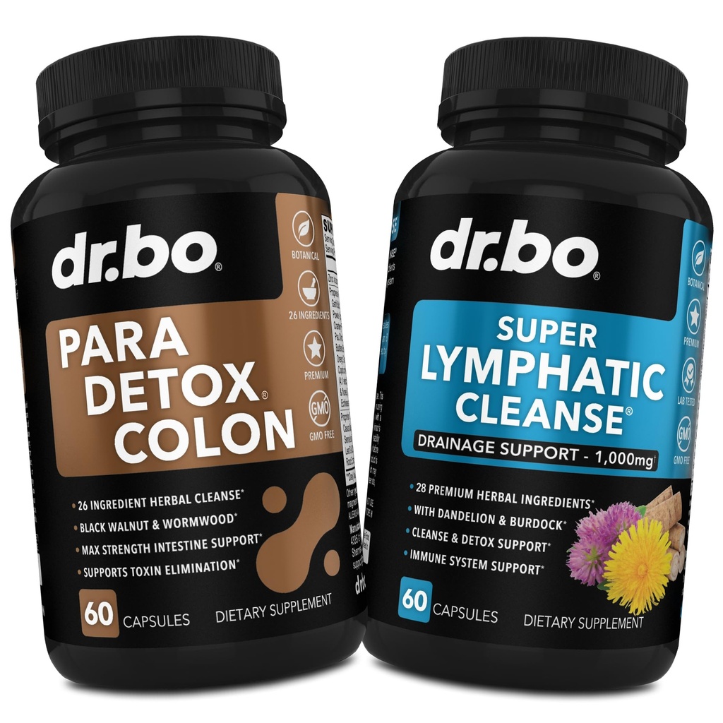 Colon Cleanse Pil Pendek Tubuh & Lymphatic Drainage - Understinal Guard Cleanser untuk Pill Dukungan Stomach & Lymphatic - Lymphatic Dukung Lymph Node Detox Cleanse System