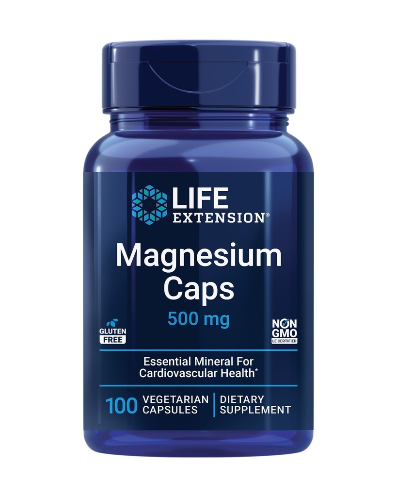 Ekstensi Hidup Super Bio- Curcumin Turmerik + Magnesium Caps Heart Health Bones Metabolisme Gluten- Gratis Vegetarian 60 + 100 Capsules