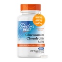 Dokter Glucosamin Chondroitin Masm Best Glucin dengan Kapsul OptiMM, Mendukung Struktur Gabungan Healthy, Fungsi & Comfort, Non-GMO, Gluten Free, Soy Free, 240 Count (Pack of 1)