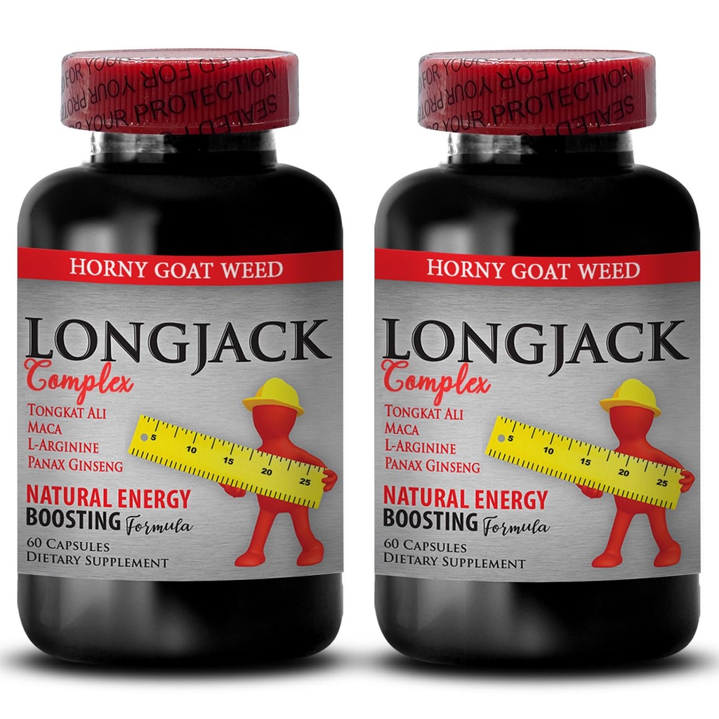 Alami Enchantment Pill Increase Size and Longs - LONGJACK Size UP (All Natural Formula) - tongkat ali Extract - longjack for Men - tongkat ali Complex - 2 Botol 120 Capsules