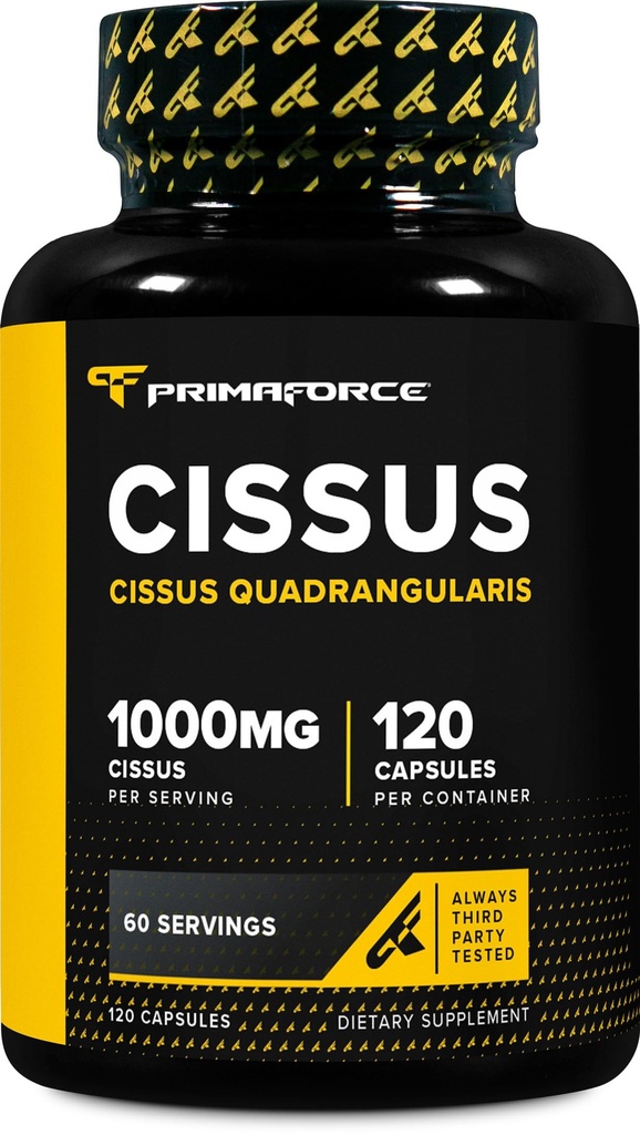 Primaforce Cessus Quadrangularis Extract, 120 Capsules, 100mg per Serving - Gluten Bebas, Non- GMO