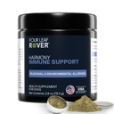 Harmony - Skin & Coat Suplemen dengan Quercetin untuk Dogs - Balanced Histamin Dukungan untuk Seasonal and Environmental Allergies - Formulasi Dokter Hewan