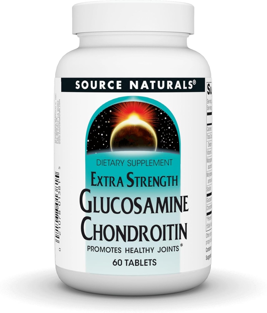 Sumber: Ekstra Kekuatan Glucosamin Chondroitin, Promotes Sehat Joints *, 60 tablet