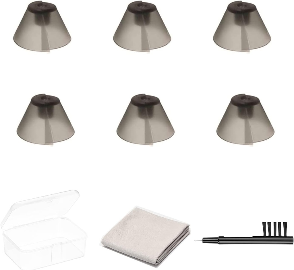 6 Counts GN Respon Yakin Fit Hearing Aid Domes untuk Standard Receiver BTE Mendengar Amplifier Ear Tips Domes