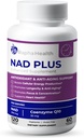 NAD 124; Advanced Energy & Anti- Aging Formula 124; with NAD and Coenzim Q10 124; Support Heart & Cognitive Health 124; 120 Capsules - 60 Day Supply