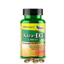 Amerika Medic & Science Xtra D3 Vitamin D 5.000 IU (125 mcg) Suplemen Cholecalferol untuk Pria & Women (60 Easy to Swallow Softgels) Terbaik untuk Bone, Heart Health, Immune System Support, Lung Fungsi