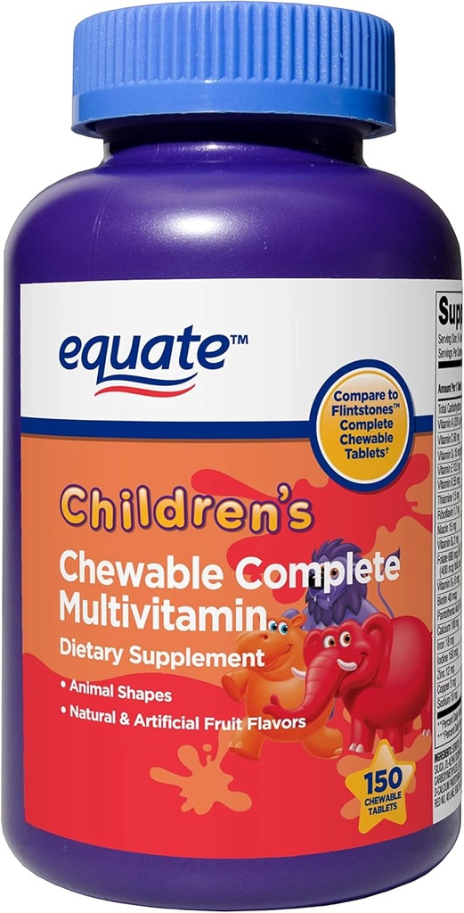 jogi Children 's Chewable Complete Multivitamin Tablet Dieter Supplemen, No Gluten or Laktosa 150 Count