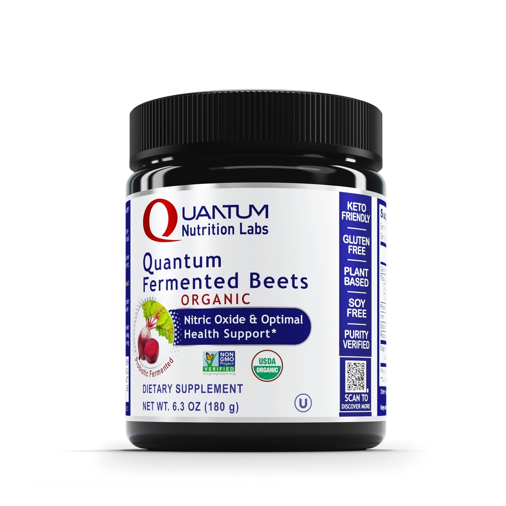 QNL Qultired Fermented Beets - Organic Beet Root Powder - Heart Health Suplement - Offers Immunity Suplemen Vegan Beet - Sumber Nitrate Natural - 6.3 oz