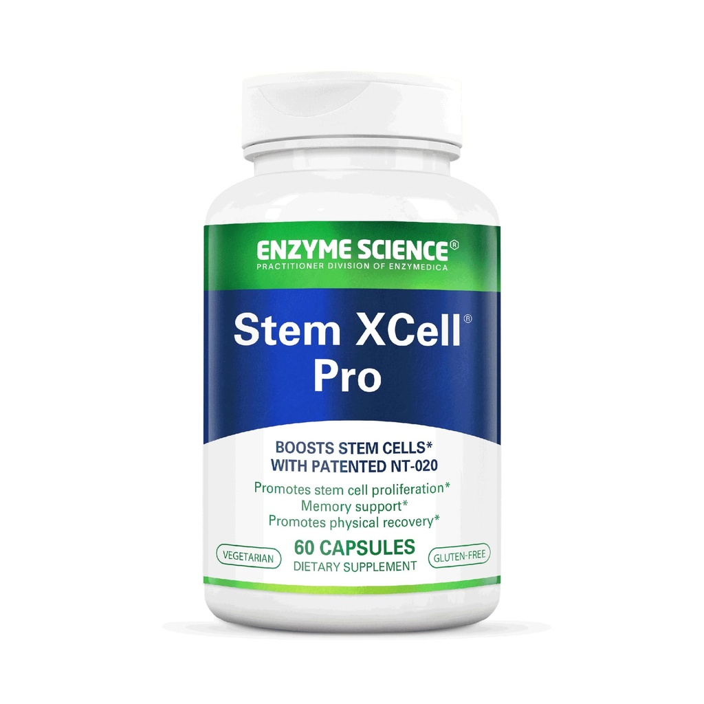 Enzyme Science, Stem XCell Pro, Antioksidant Support for Cellular & Immune Health Suplemen Sel Stem, 60 Kapsul