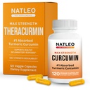 Suplemen Curcumin Turmeric, 120 Count, Absorpsi Tinggi Turmerik & Curcumin - Tambahan Bersama untuk Pria dan Wanita - 42.6X Lebih Biovavailalitas